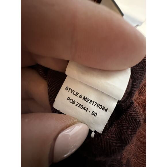 prAna XL Men Flannel Button Up Shirt Hiking Outdoor Organic Cotton M23170384 Z23 - Picture 6 of 9